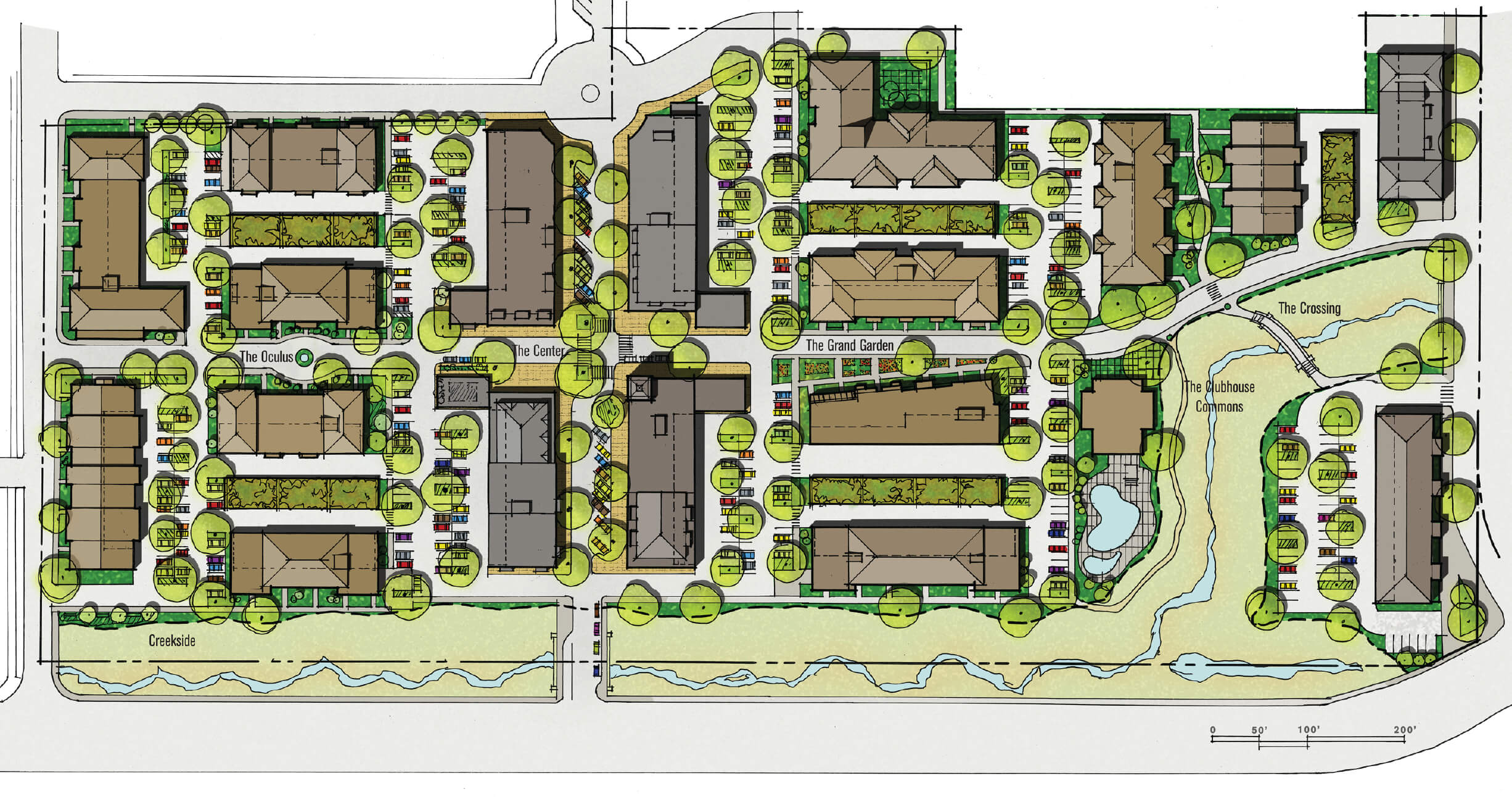 Woodin Creek Village Map Woodin Creek Village | Collinswoerman | Seattle Architects