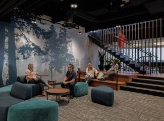 Interior workspace at office Clark Nuber